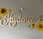 Personalized Wood Sign, Laser Cut. Select Favorite Font, Size and up to 3 Lines per Size. Live Preview.