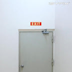 iSYFIX Exit Glow in the Dark Sign – 2 Pack 12x4 Inch – 40 mil Thick Polystyrene Plastic Sign, Laminated UV, Scratch & Fade Resistance, Waterproof, Indoor & Outdoor