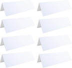 WTYONZEL 30 Pack Printable Name Tent Cards,3.5"x 11" Blank Folding Paper for Place Cards & Table Cards(White)