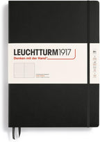 LEUCHTTURM1917 - Notebook Hardcover Master Classic A4+ - 235 Numbered Pages for Writing and Journaling (Black, Dotted)