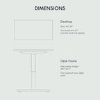 FLEXISPOT EN1 One-Piece Standing Desk with 1-Inch Thick Seamless Desktop, 48"x24" Electric Height Adjustable Desk for Home Office, Multi-Monitor Setups & Easy Assembly, Mahogany
