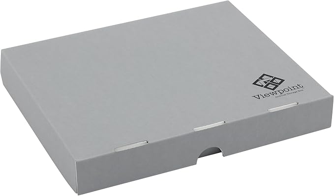 Jerry's Artarama Viewpoint Archival Storage Box (9x12) - Preserve Your Art, Easy to Assemble, Perfect for Photos, Artwork, Prints, and Record Storage