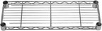 Shelving Inc. 8" d x 24" w Chrome Wire Shelving with 3 Tier Shelves, Weight Capacity 800lbs Per Shelf