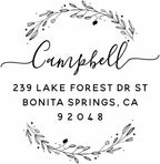 LOMENTICSCustom Self Inking Return Address Stamp, Make Return Addressing Easy - Up to 18 Designs - 15 Color Choices
