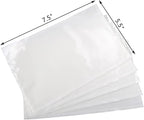 RyhamPaper Packing List Envelopes, Clear 7.5" x 5.5" Self Adhesive Shipping Labels Envelope Pouches (4000 Pack)