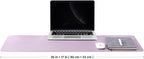 Cork Purple Desk Mat - Dual-Sided Desk Pad for Office and Home - Desk Organization and Accessories - Ideal for Large Mouse Pad and Desk Mats on Top of Desks(36"x 17")