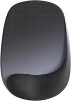 ErgoEase Ergonomic Mouse Pad with Gel Wrist Support - Premium Lycra Fabric, Non-Slip, Ideal for Laptop & Desktop, Office & Gaming，Desk Accessories (02Onxy Black)