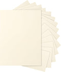 Silunkia 40 Sheets Cream Cardstock 8.5 x 11 Off White Paper, 200gsm/75lb Ivory Card Stock Certificates Paper for DIY Cards Making, Business Cards, Invitations, School Crafting, Menus, Office Printing