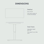 FLEXISPOT EN1 One-Piece Standing Desk with 1-Inch Thick Seamless Desktop, 55"x28" Electric Height Adjustable Desk for Home Office, Multi-Monitor Setups & Easy Assembly, Black
