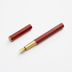 YSTUDIO Stunning Classic Revolve Fountain Pen, Schmidt Gilded Nib, Best Pen Gift Set for Men & Women, Professional, Executive Office, Nice Pens（red，M nib）