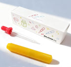 czxwyst Majohn Wancai 2.0 Mini Pocket-Size Eyedropper Fountain Pen (EF Nib 0.38mm, Lemon Yellow)