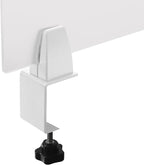 KONKENIE Acrylic Office Privacy Partition Indoor Desk Divider Guard Rectangle Desktop Privacy Panel Privacy Shield Screen for Classroom Office Reception Station Bakery Translucent (17x18x2”,1PCS)