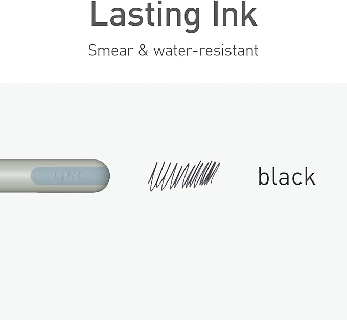 Pentonic Ballpoint Pens, 10 Count, Frosted Pale Gray Barrel with Black Ink, 0.7 mm Fine Point, Smooth Writing For Journaling & Note Taking (PEN13086)