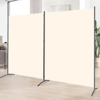 Room Divider 2 Panel Large Privacy Screens, 142''x72''H Upgraded Room Divider Wall for Room Partitions, Tall 6FT Partition Room Dividers Screen Panel for Bedroom Office School, Portable Partition Wall