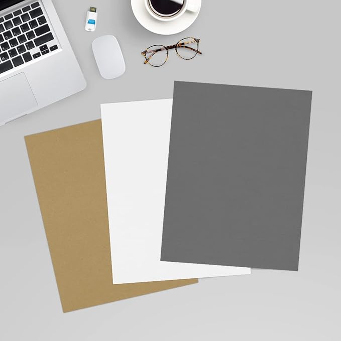 LUXPaper 8.5" x 11" Cardstock | Letter Size | Sterling Gray Linen | 100lb. Cover | 500 Qty