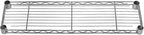 Shelving Inc. 8"d x 30"w x 34"h Chrome Wire Shelving with 3 Tier Shelves, Weight Capacity 800lbs, Evenly Distributed