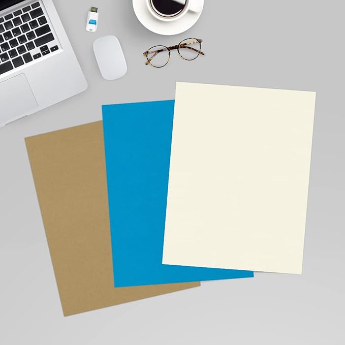 LUXPaper 8.5" x 11" Classic Crest Paper | Letter Size | Natural White | 24lb. Text | 500 Qty