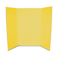 Flipside Products 36” x 48” Foam Project Boards for Presentations, Science Fair, School Projects, Event Displays and Trifold Picture Board - Yellow - 24 Pack
