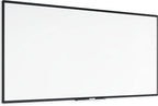 U Brands PINIT Magnetic Dry Erase White Board with Pin Strips, Black Aluminum Frame with Black Cork Strips Across The Top and Bottom (96" W x 48" H)