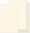8.5 x 14 Ivory Cardstock 110lb, Goefun Heavy Weight Legal Paper 100 Pack, Cream Legal Size Cardstock for Printing, Crafts, Drawing, Posters, Menus, Covers, Long Forms