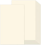 8.5 x 14 Ivory Cardstock 110lb, Goefun Heavy Weight Legal Paper 100 Pack, Cream Legal Size Cardstock for Printing, Crafts, Drawing, Posters, Menus, Covers, Long Forms