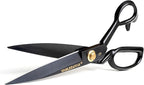 Sewing Scissors, 9 Inch Fabric Dressmaking Scissors Heavy Duty Shears Sharp Cutting for Cutting Fabric, Clothes, Leather, Raw Materials
