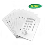 24PACK Paper Shredder Lubricant Sheets Shredder Oil Sheet for Shredder Blades