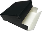 Lineco, 8x10 Museum Archival Storage Box, Drop Front Design with Metal Edge, Acid-Free, Preserveor for Photos, Documents, Crafts, DIY, Black