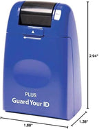 Guard Your ID Identity Protection Stamp Roller, Blue