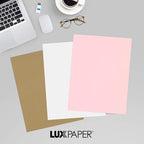 LUXPaper 8.5" x 11" Cardstock | Letter Size | Candy Pink | 100lb. Cover (183lb. Text) | 50 Qty