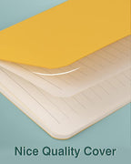 Lzerking Mini Notepads Notebooks Bulk 36 Pack Small Pocket Journal-Yellow Cover for Kids 3.5 x 5.5 Inches, 30 Sheets/60 Pages,It Will Be Great Christmas Presents