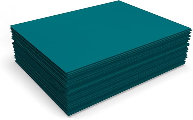 LUXPaper 8.5" x 11" Paper | Letter Size | Teal | 80lb. Text | 1,000 Qty