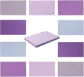 50 Sheets Small Colored Cardstock Paper 5 Colors Blank Flash Cards, 250 GSM Heavy Card Stock for DIY Art Projects, Cards (Purple, 3x5)