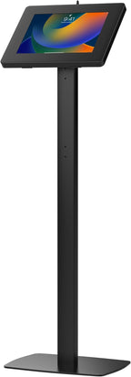 Thin Floor Stand - CTA Tall Standing 360 Degree Kiosk Display Tablet Holder - Charger Access & Lock - for iPad Pro 13-inch (M4), iPad Pro 12.9-inch, iPad Air 13-Inch (M3 / M2)