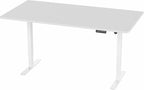 VIVO Electric 71 x 36 in Standing Desk, Memory Height Adjustment, 1B Series, Holds 220 lbs, White Top White Frame, DESK-KIT-1W7W-36