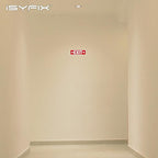 iSYFIX Exit Signs 12 Pack 12x4 Inch with Directional Right & Left Arrows - Rust Free Aluminum, Laminated for UV, Weather, Scratch Resistance - Ideal for Offices, Schools, Theaters, Restaurants