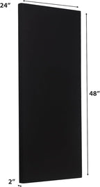 ATS Acoustics Home Office Residential Acoustic Treatment Room Kit Sound Absorbing Acoustic Panel 6 Pack for 50-100 Sq Ft (Pitch)