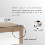 BETCKEY - Compatible DYMO 30256 (2-5/16" x 4") Shipping Labels, Perforated, Compatible with DYMO Labelwriter 450, 4XL, Rollo & Zebra Desktop Printers [16 Rolls/4800 Labels]