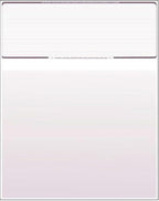 Compuchecks Check on Top Blank Check Paper - 2500 Pack, Quick-Books & Laser Printer Compatible - Security Business Checks with Voucher - 8.5" x 11" Burgundy Pinstripe