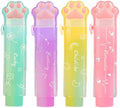 PANDENNER Retractable Pencil Eraser, Cute Erasers,Gradient Jelly Eraser,Suitable for School Home Office Supplies, 4Pcs (Eraser-ZHFL)