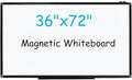 XIWODE Large 36x72 Inch Magnetic Dry Erase Whiteboard，Black Aluminum Frame Wall-Mounted for Home School Office Conference Room