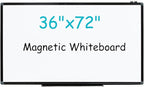 XIWODE Large 36x72 Inch Magnetic Dry Erase Whiteboard，Black Aluminum Frame Wall-Mounted for Home School Office Conference Room