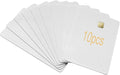SLE4442 Contact IC Cards (Pack of 10)– ISO PVC Smart Chip Cards for Access Control Systems, Secure Storage & ID Management