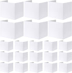 Zhehao 24 Pcs Privacy Boards for Student Desks Bright Colored Classroom Desk Divider Trifold Table Panel Privacy Folders Screen Partition for School Teacher Student Study Test Home