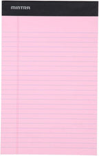Mintra Office Legal Pads, ((Basic 6pk - (Pastel Set #2), 5in x 8in, Narrow Ruled))