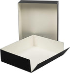Lineco, 8x10 Museum Archival Storage Box, Drop Front Design with Metal Edge, Acid-Free, Preserveor for Photos, Documents, Crafts, DIY, Black