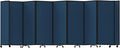 Versare Room Divider 360 Portable Wall Partition | Folding Panels | Large Freestanding Divider | Locking Wheels | Temporary Room Separator
