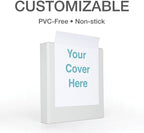 Cardinal 3 Ring Binder, 2 Inch Premier Easy Open Binder, ONE-Touch Locking Slant-D Rings, 565-Sheet Capacity, ClearVue Cover, PVC-Free, White (10320)