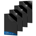 4 Pieces Black Acrylic Sheet, 8 x 10 Inch 1/8 Inch Thick, Black Cast Plexiglass Sheets for DIY Display, Handcraft, Home Decor, Painting, Display Stand, Photo Frame, Easy to Cut