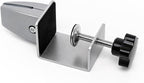6-Pack Desk Shield Clamp for 2 to 20mm Thick Panel, Adjustable Desk Divider Clips, Aluminum Sneeze Guards, Desk Privacy Panel Clamps for Offices, Stores, Schools